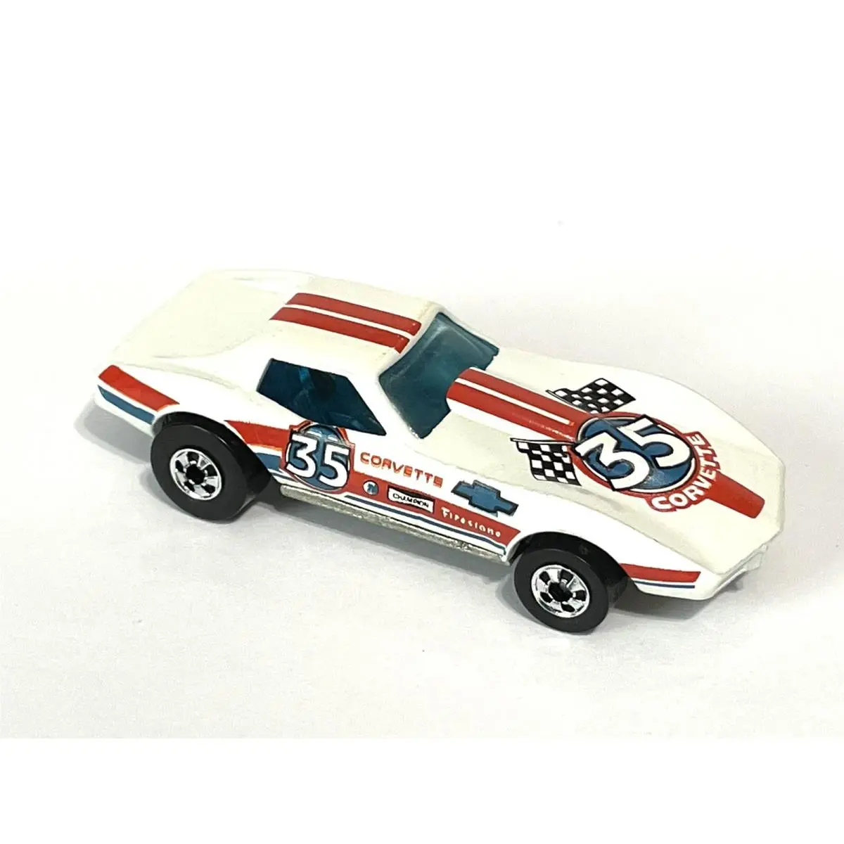 Vintage Hot Wheels 1975 Blackwall Corvette Stingray 35th Anniversary ⭐ ⭐