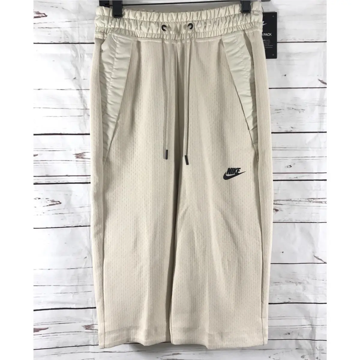 Nike Women’s Shorts Tech Pack Beige 832648-14 Size XS