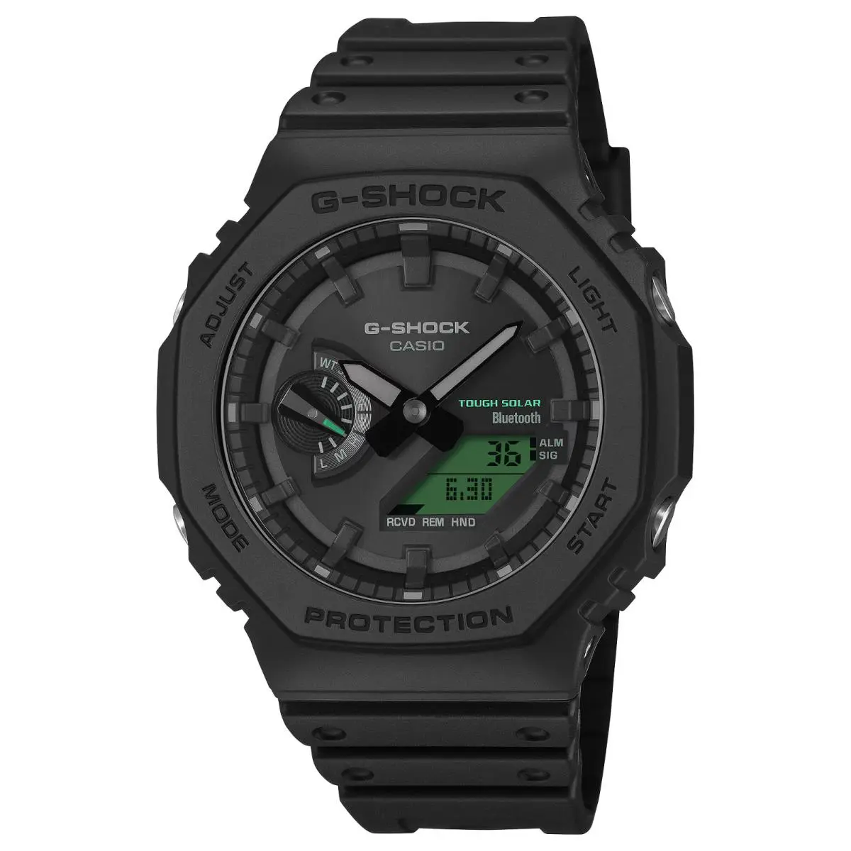 Casio G-shock 2100 Series Analog Digiatl Black Resin Watch GAB2100BEG-1A