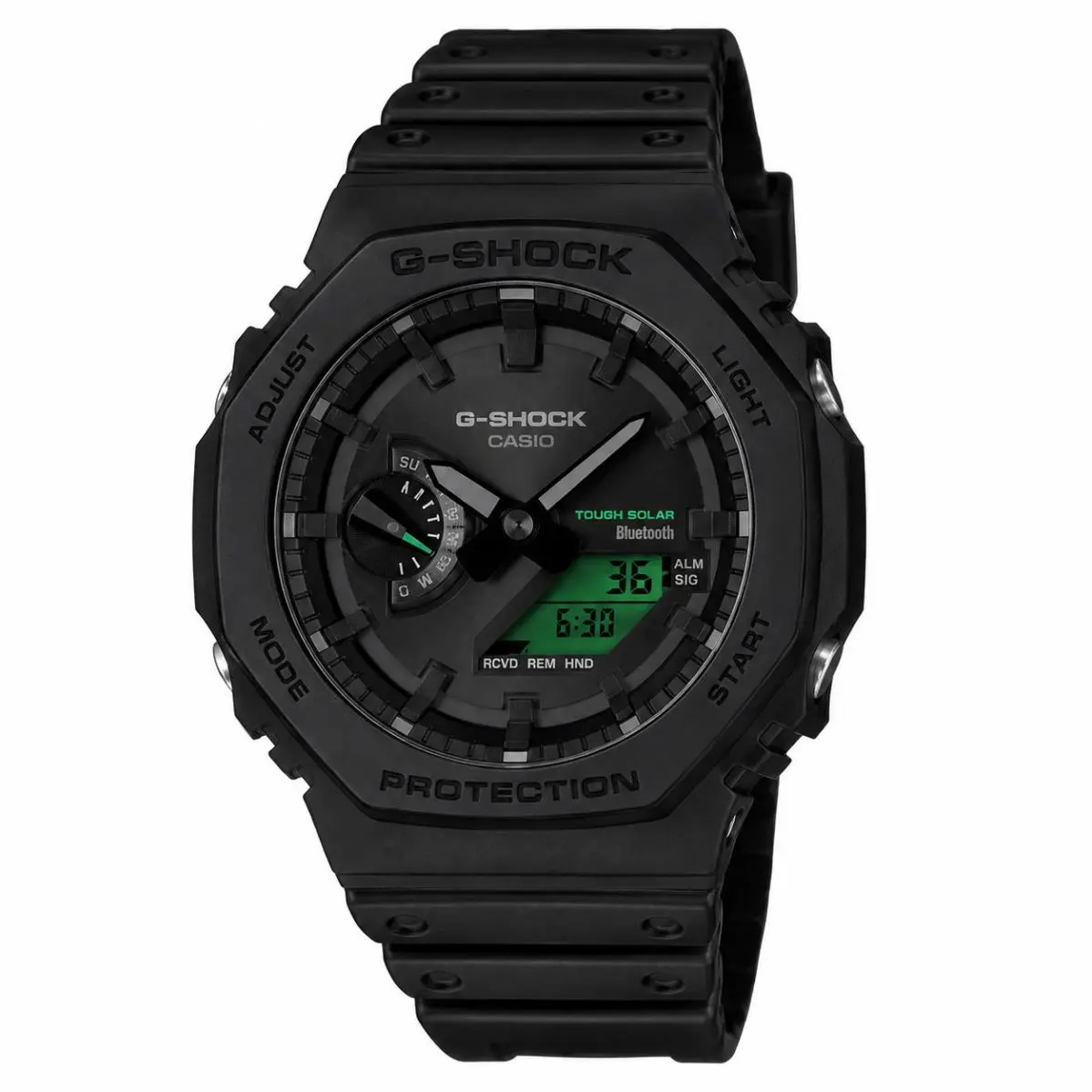 Casio G-shock Ana-digi 2100 Series GAB2100BEG-1A Black Green