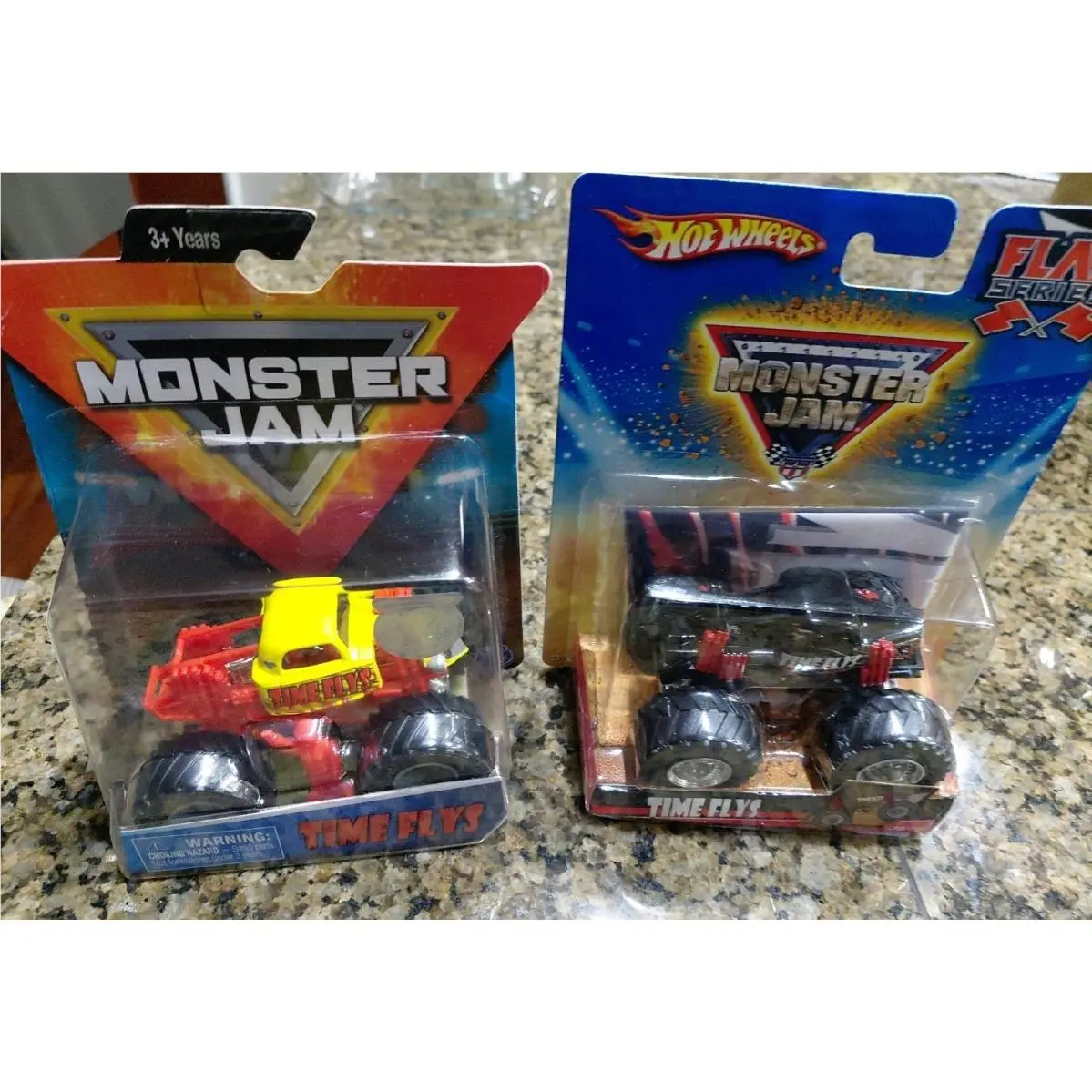 2010 2019 Hot Wheels Monster Jam Time Flys Flag Series