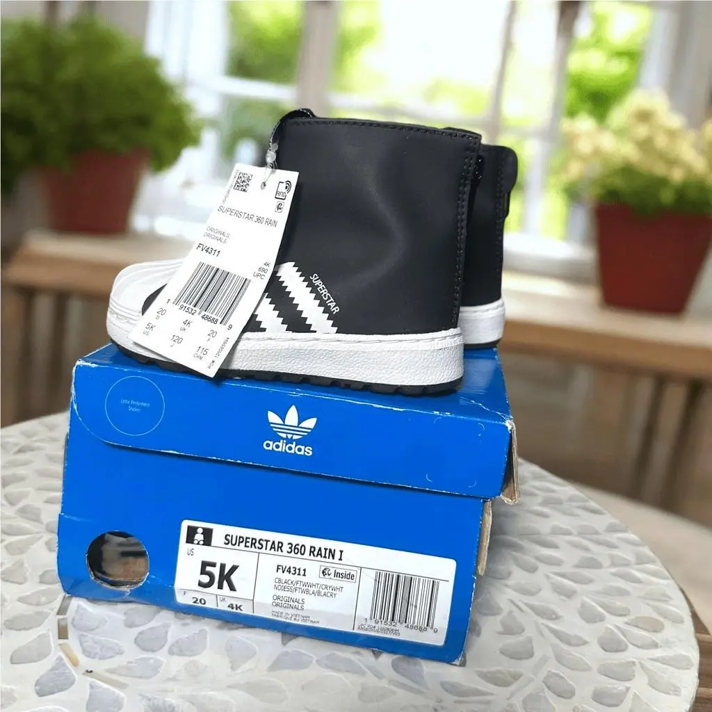 Adidas shoes - ADIDAS ORIGINALS SUPERSTAR 360 RAIN BOOTS - Black, Exterior: Multicolor 9