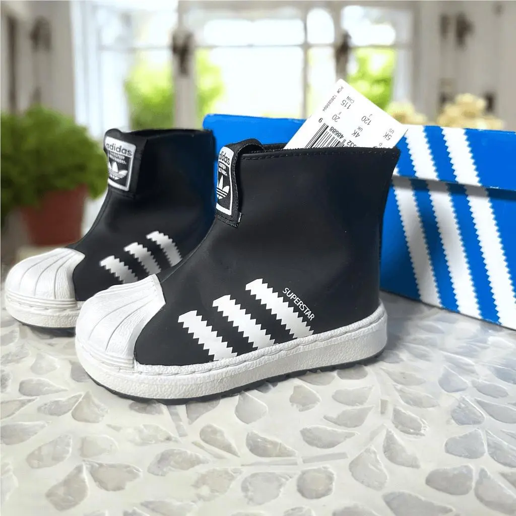 Adidas shoes - ADIDAS ORIGINALS SUPERSTAR 360 RAIN BOOTS - Black, Exterior: Multicolor 1