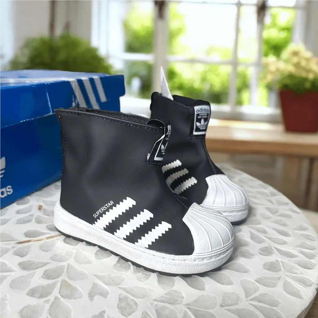 Adidas shoes - ADIDAS ORIGINALS SUPERSTAR 360 RAIN BOOTS - Black, Exterior: Multicolor 3