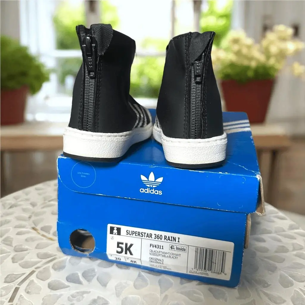 Adidas shoes - ADIDAS ORIGINALS SUPERSTAR 360 RAIN BOOTS - Black, Exterior: Multicolor 7