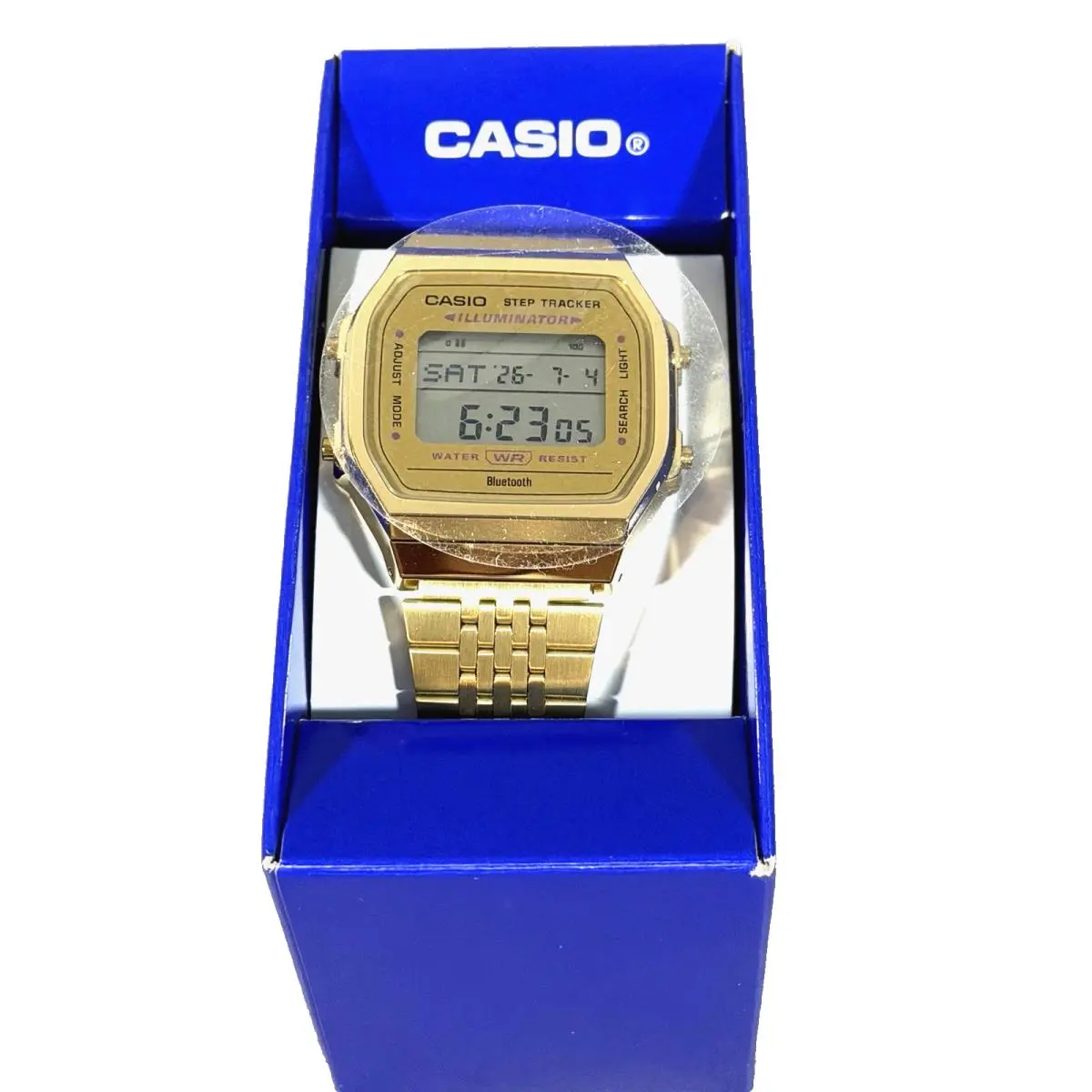 Collection Standard ABL-100WEG-9AJF Bluetooth Step Count Watch Gold by Casio