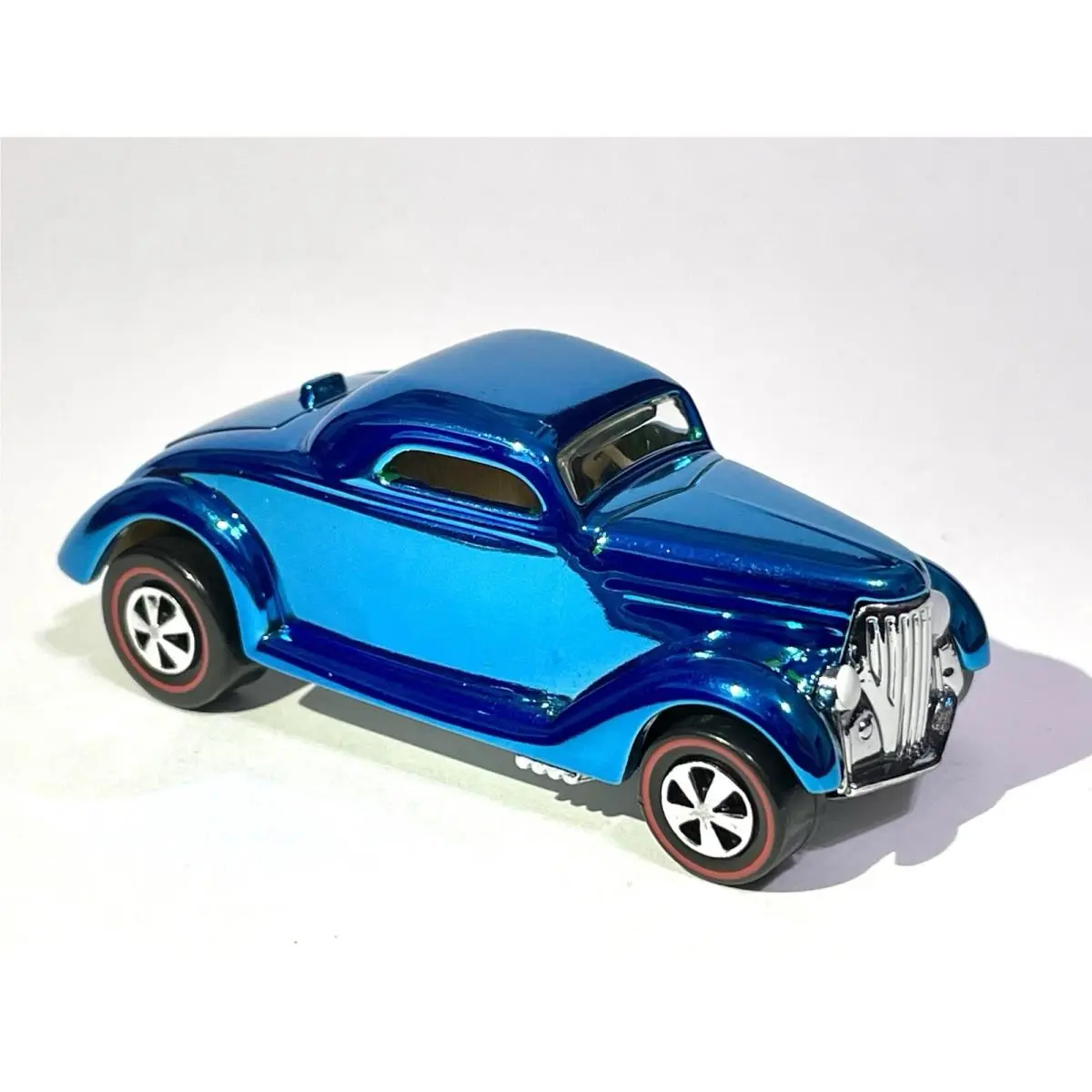 Custom Made Hot Wheels ‘36 Ford Coupe - Redline Only 1 /1 Spectraflame Blue