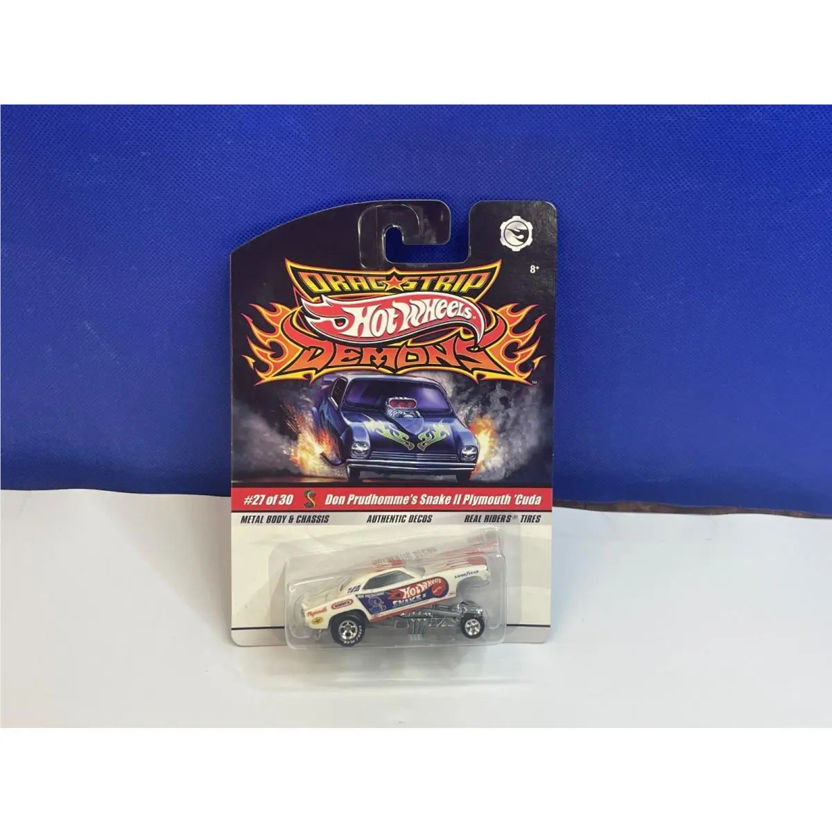 Hot Wheels 1/64 Drag Strip Demons Don Prudhommes Snake II Plymouth Cuda