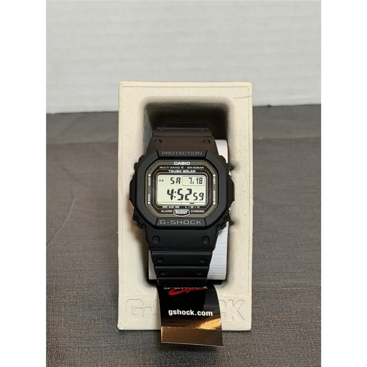 Casio G-shock GW-5000U-1CR Men`s Black Watch Steel Core Japan Model Hodinkee