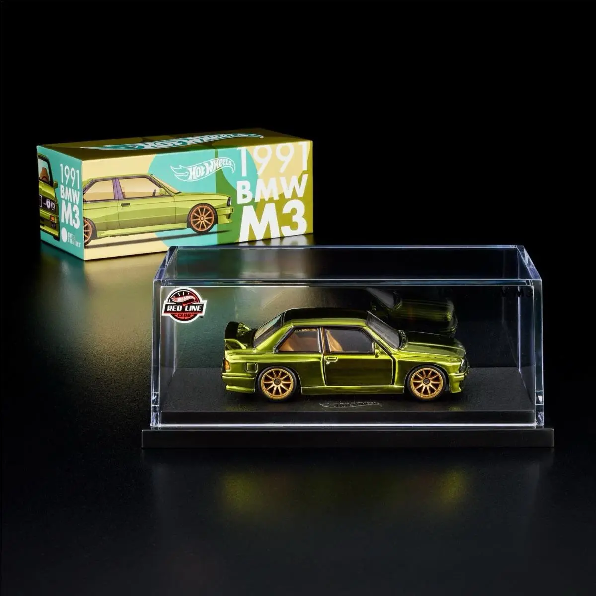 Hot Wheels Rlc Exclusive 1991 Bmw M3 E30 Spectraflame Olive Ships 5/23