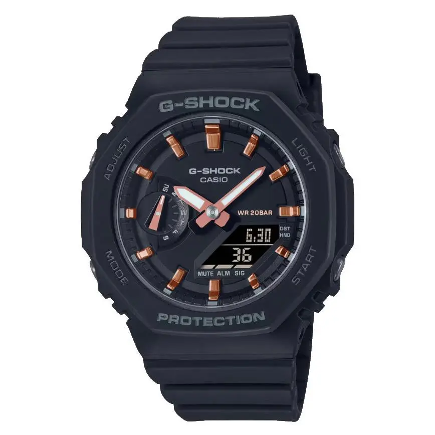 Casio G-shock Analog/digital Black Resin Watch GMAS2100-1A