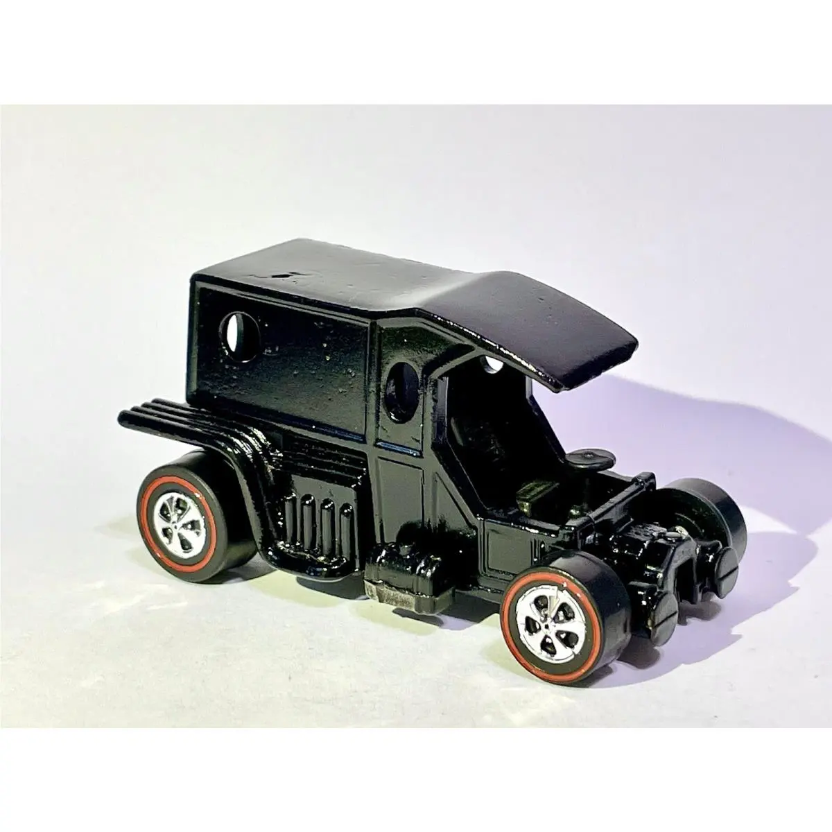 Custom Made “complete Black” Hot Wheels T-totaller Black 1976 Redline Sweet