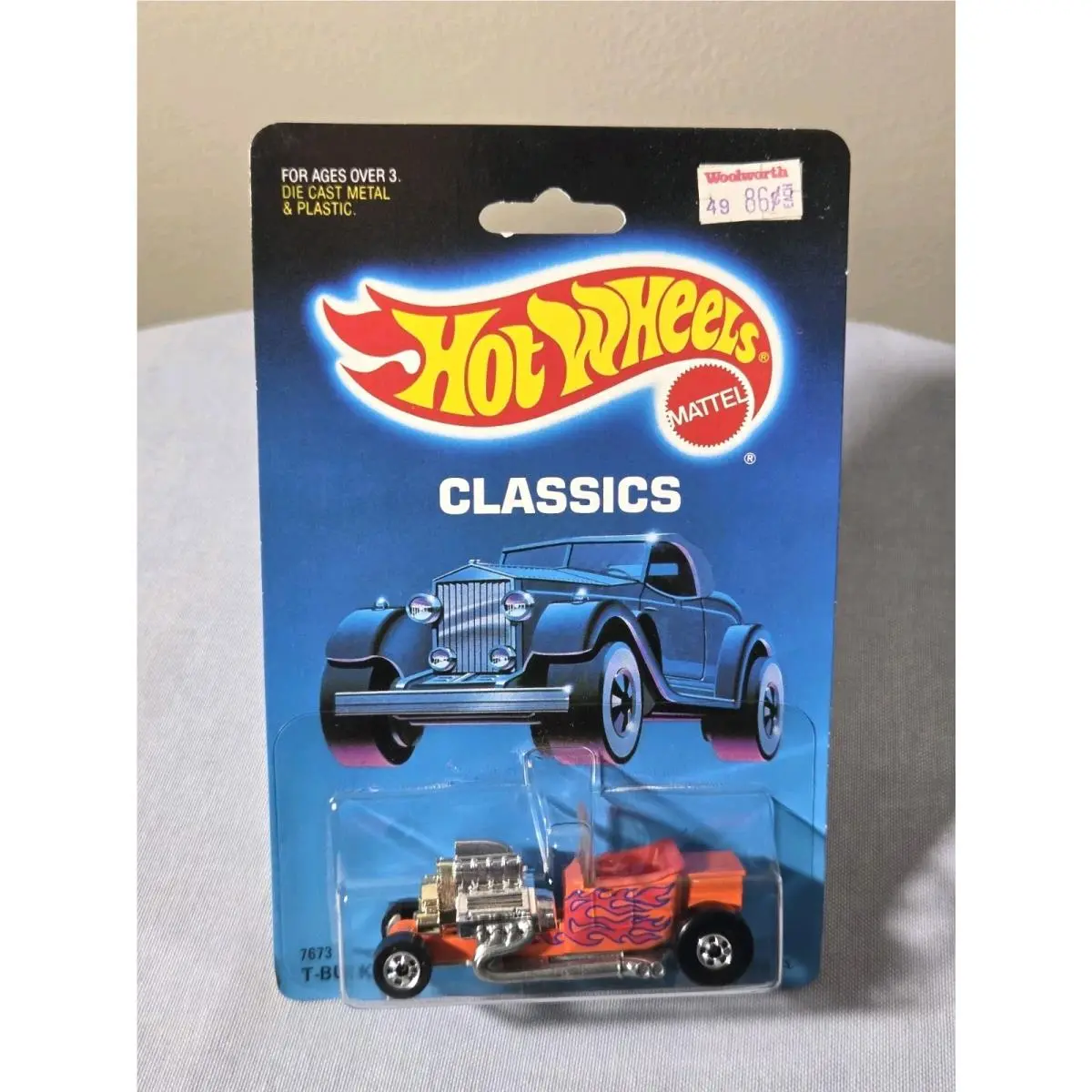 Vintage Mattel Hot Wheels T-bucket Classics Blackwall Tires Nos Moc 1988