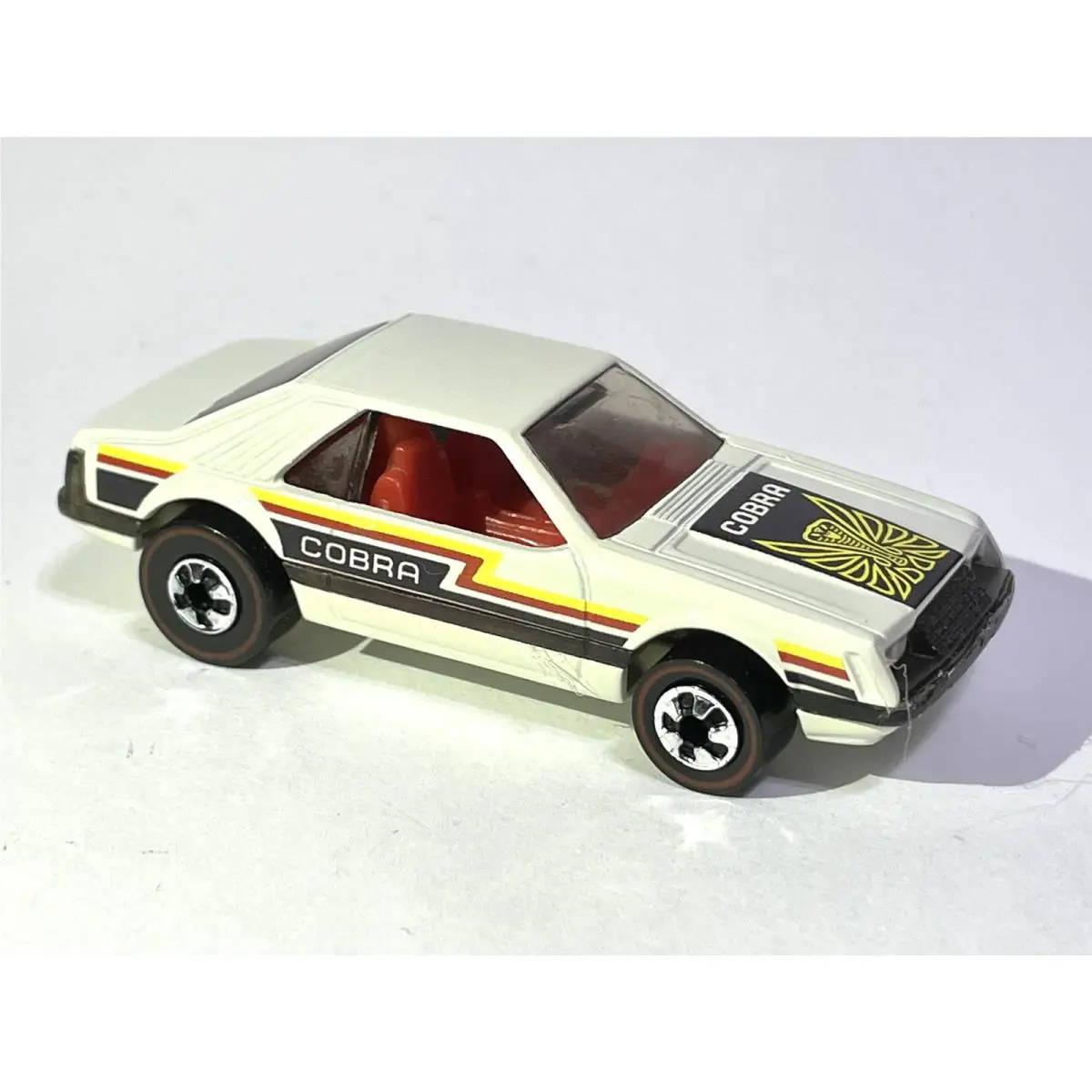 Custom Made 1979 Hot Wheels Turbo Mustang Cobra Redline Race White Mint