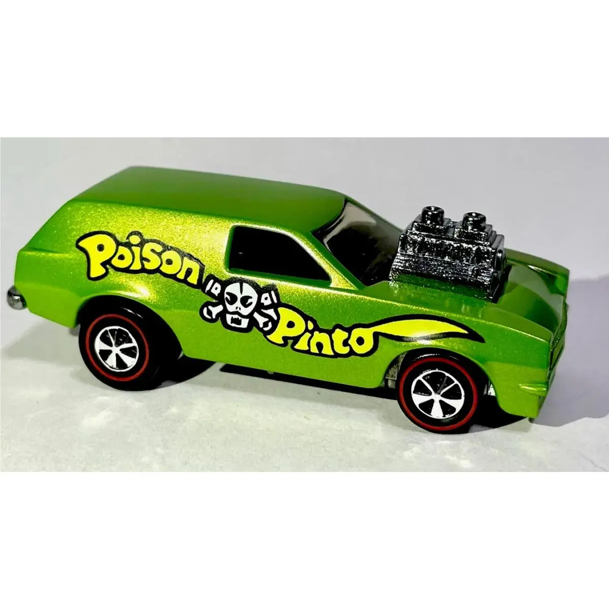 Custom Made Hot Wheels Redline Poison Pinto - Flying Colors - 1970’s