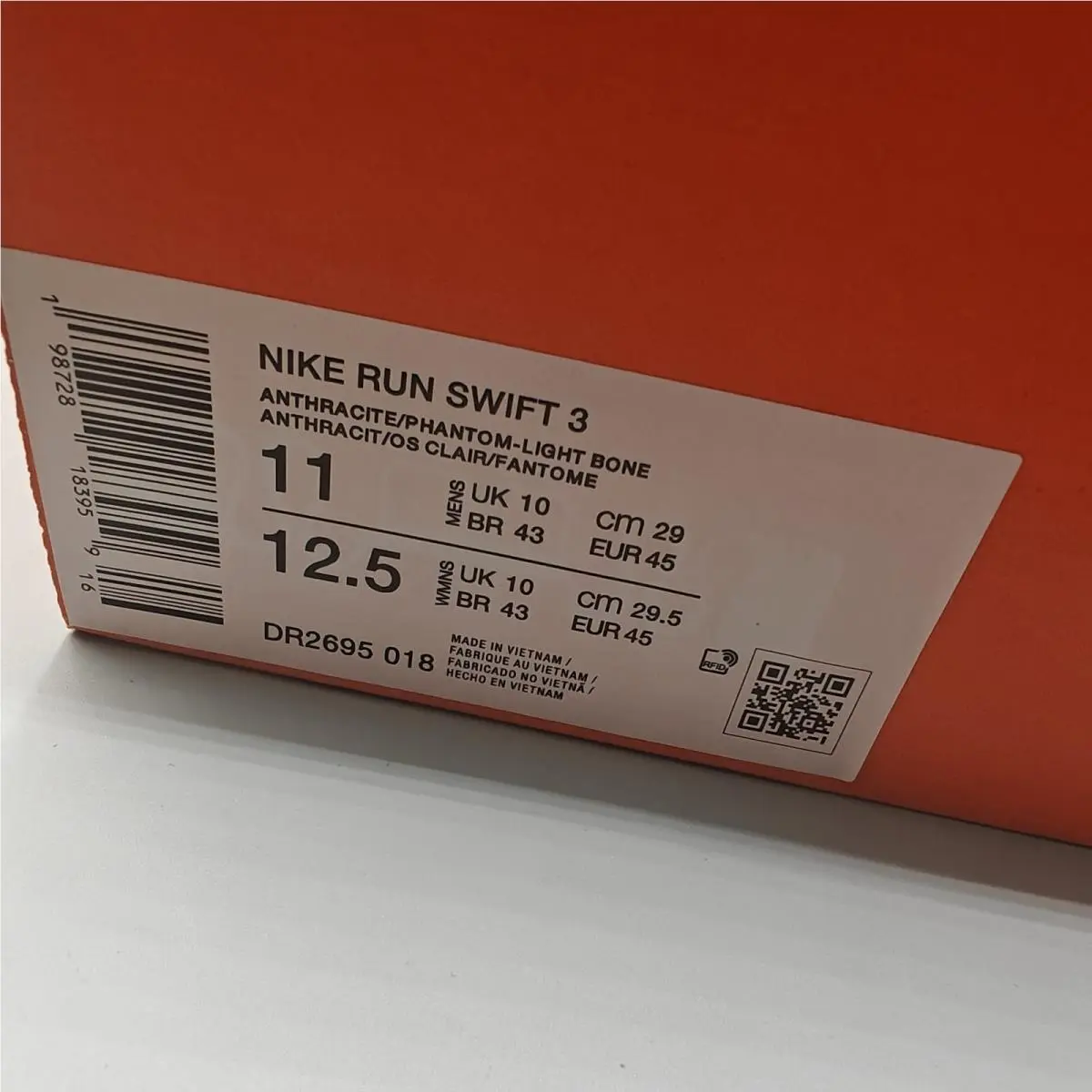 Nike shoes - Nike Run Swift - Run Swift - DR2695-018 - Anthracite/Phantom/Light Bone 9