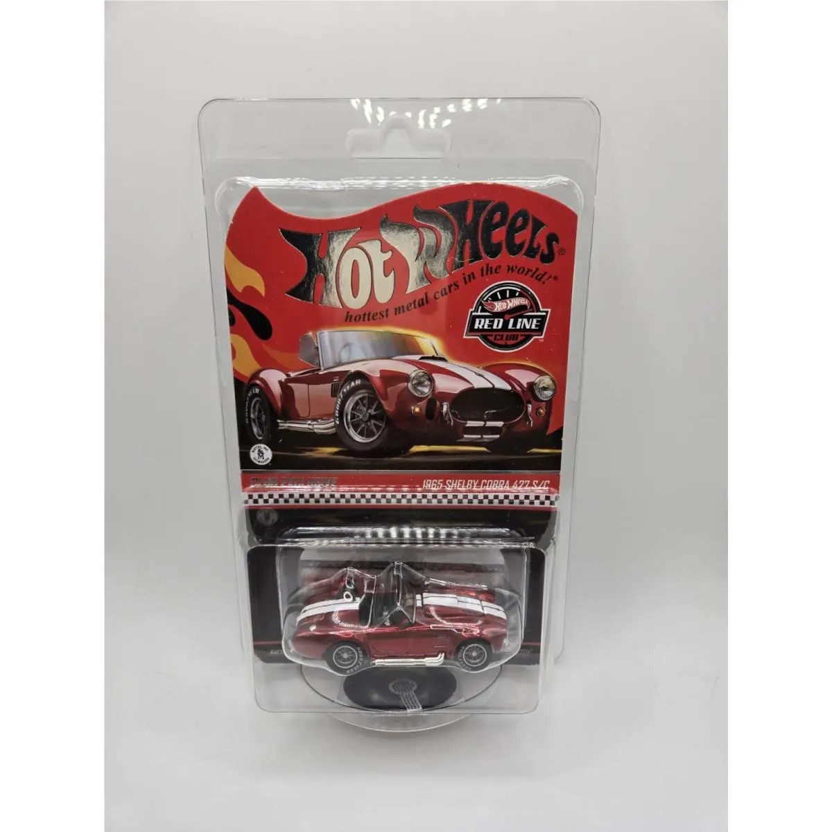 Hot Wheels Red Line Club Shelby Cobra 427 S/c 1:64 Diecast Car Red White Ltd