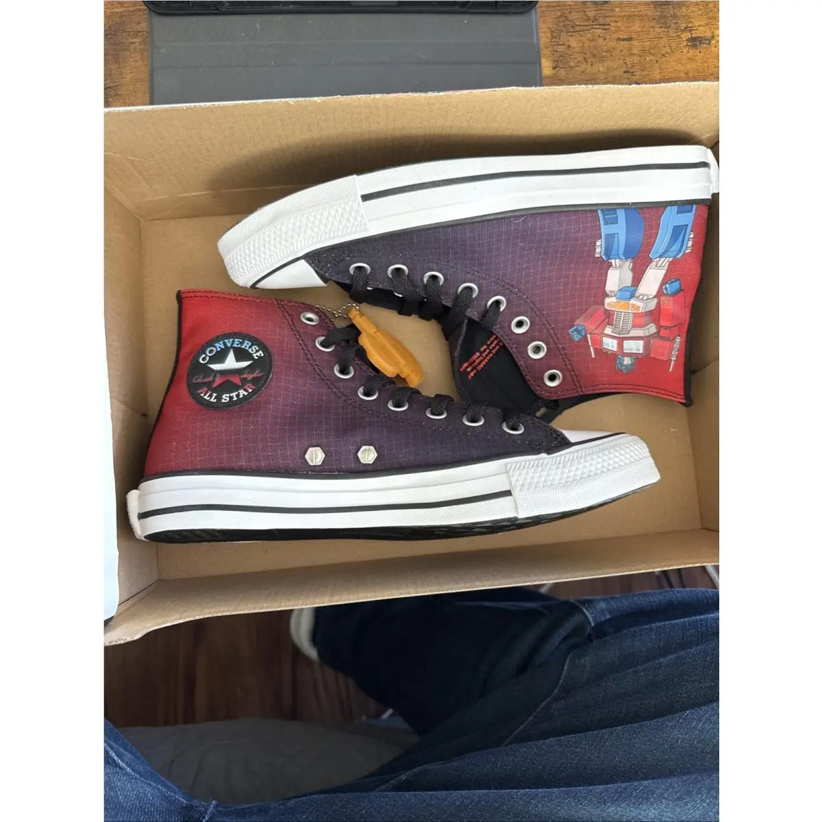 Converse Chuck Taylor All Star Transformers Optimus Prime Edition Men`s Shoes 7