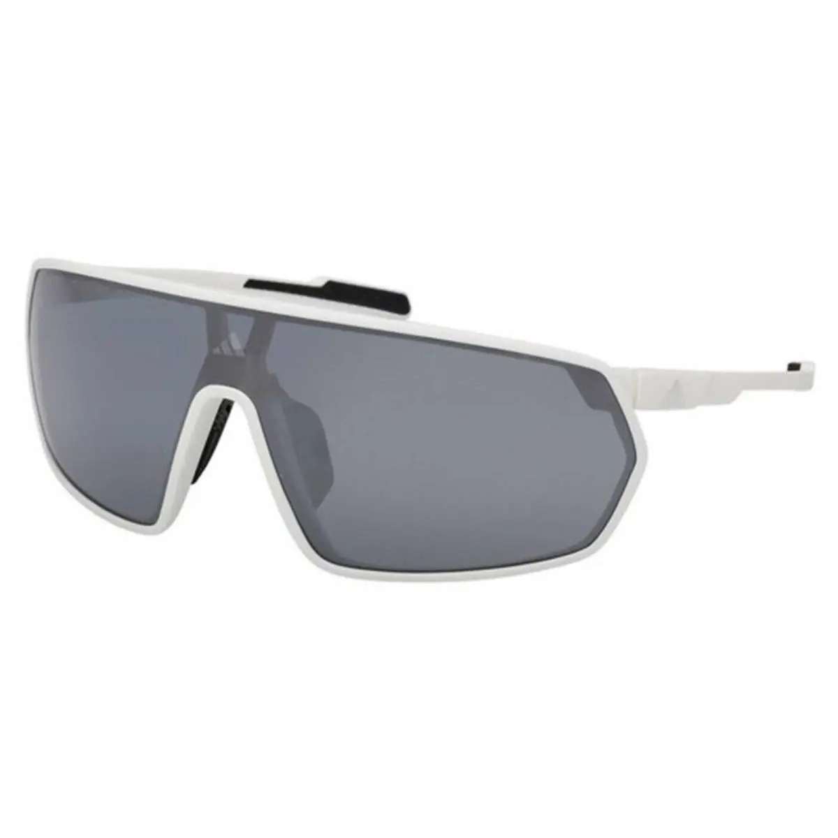 Adidas Unisex Sunglasses White Injected Plastic Shield Shape Frame SP0088 0021C