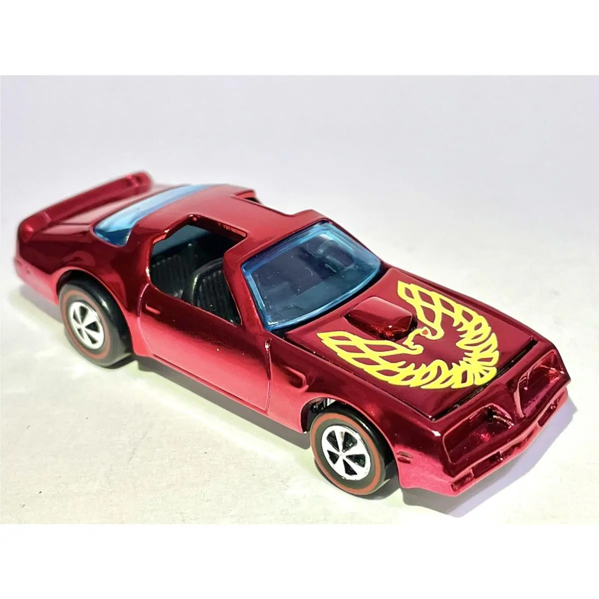 Custom Made Hot Wheels Hotbird Candy Red Redline 80’s Firebird