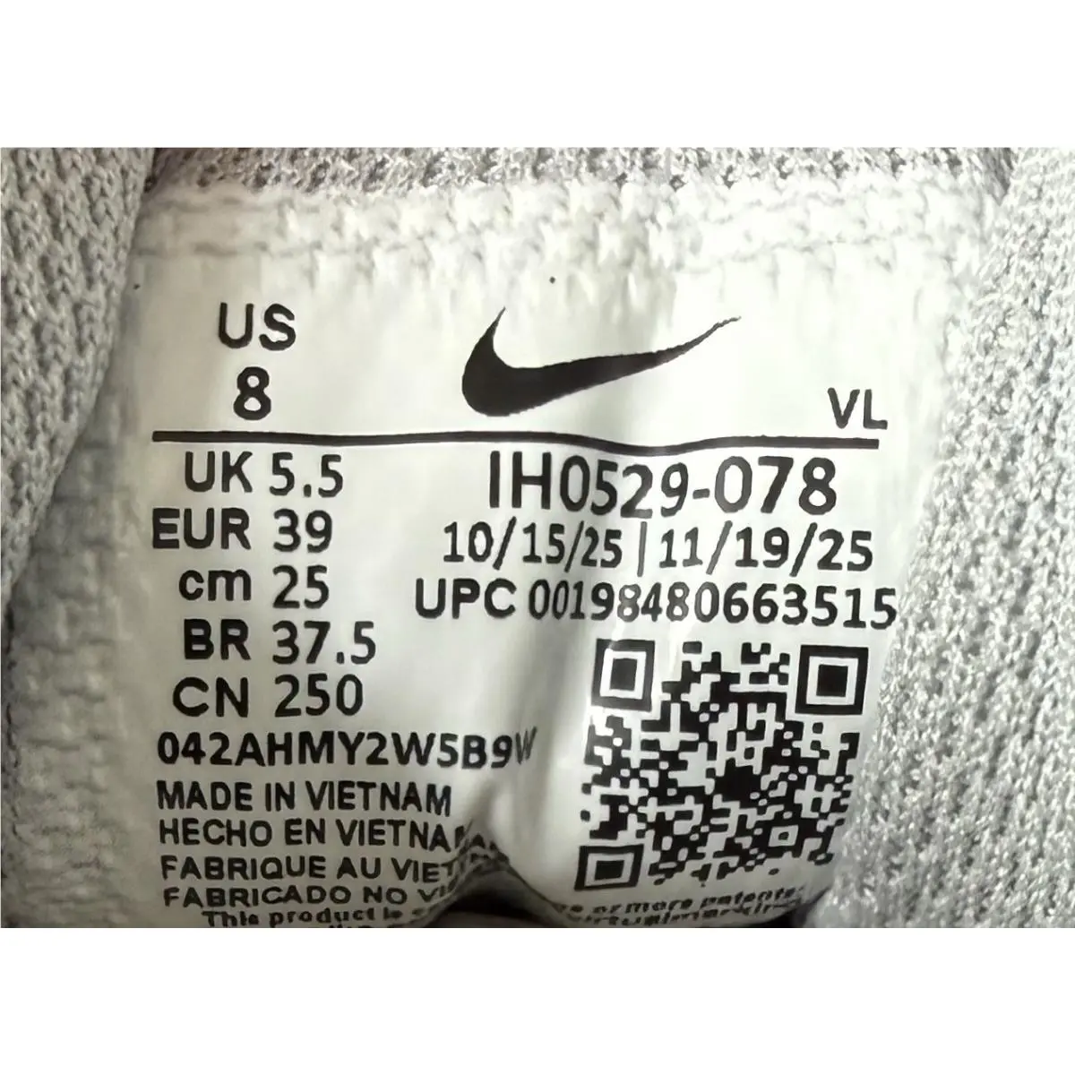 Nike shoes - IH0529078 - IH0529-078 - Vast Grey Playful Pink (UPC: 0198480663515) 5
