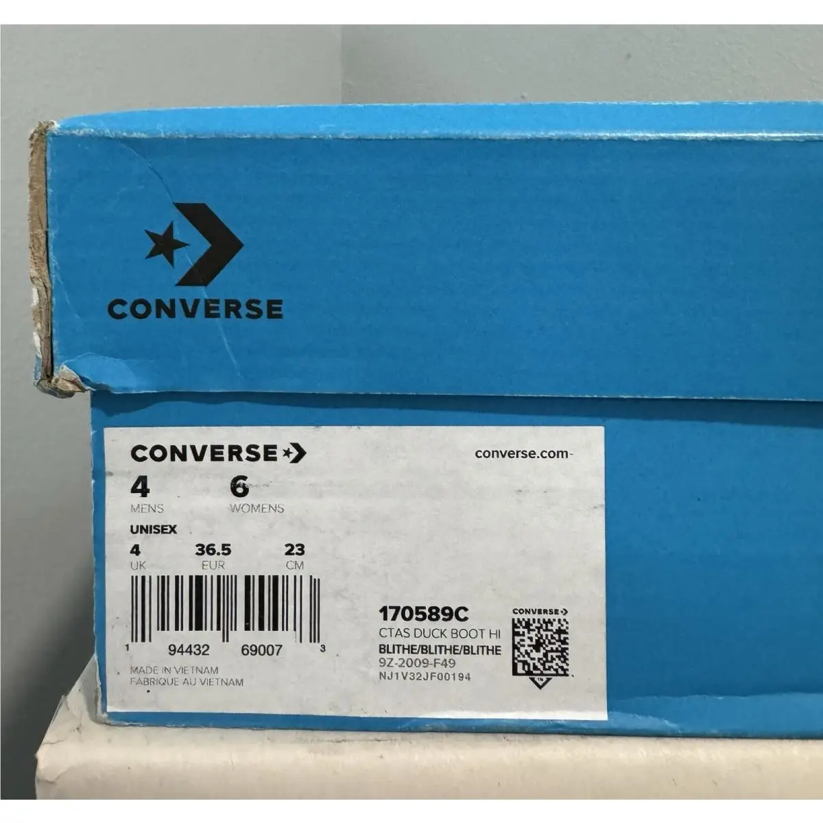 Converse shoes - Converse x Ambush CTAS Duck Boot - Blue (UPC: 0194432690073) 7