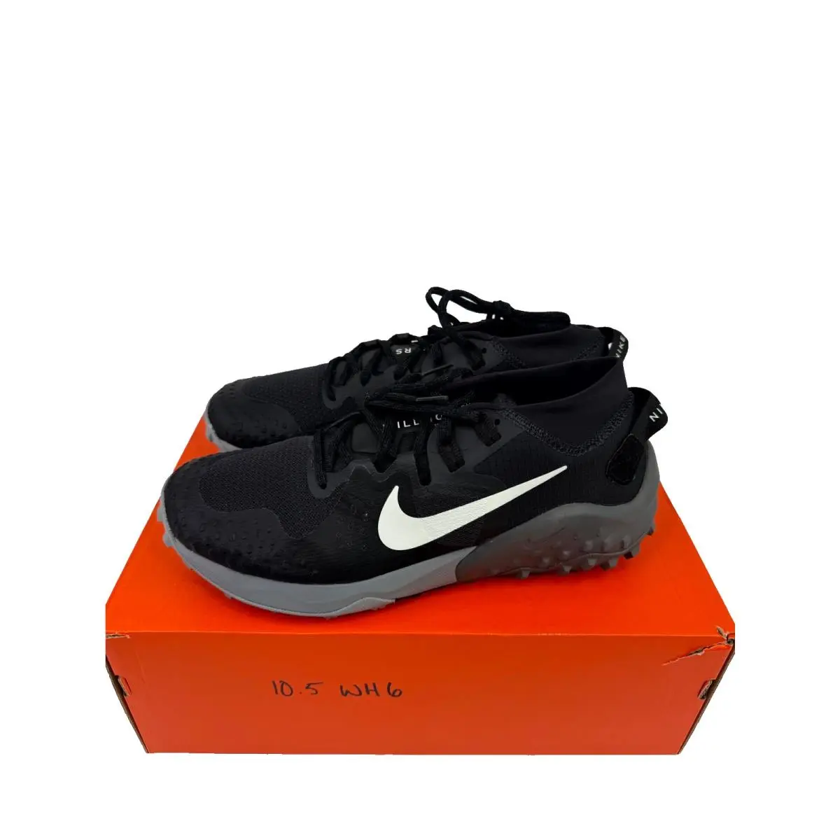 Wildhorse 6 Womens Size 10.5 Black/white Trail Running Shoe BV7099-001 by Nike