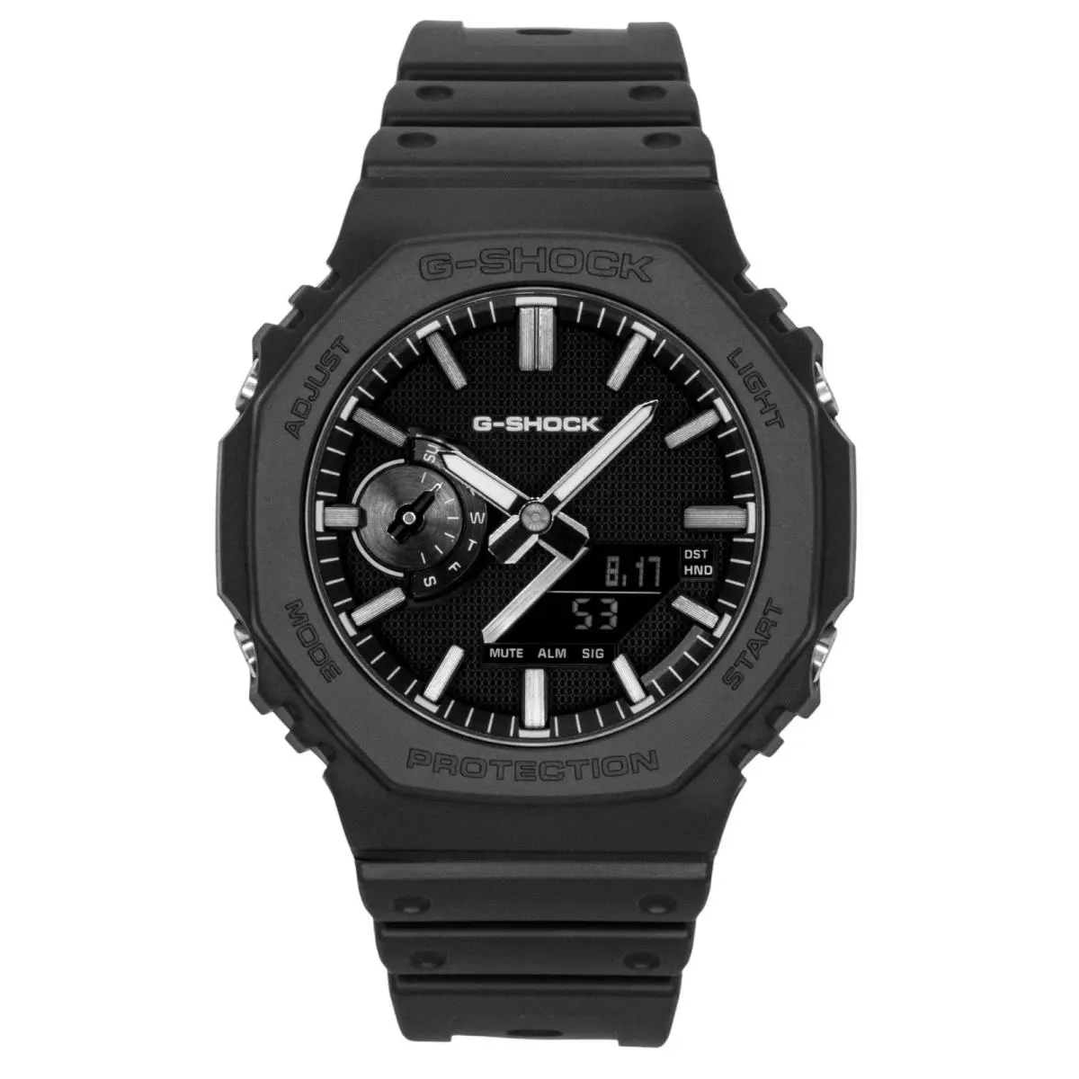 G-shock Luxe Black Metal Octagonal Ana-digi Resin Mens Watch GA2100LXB-1A