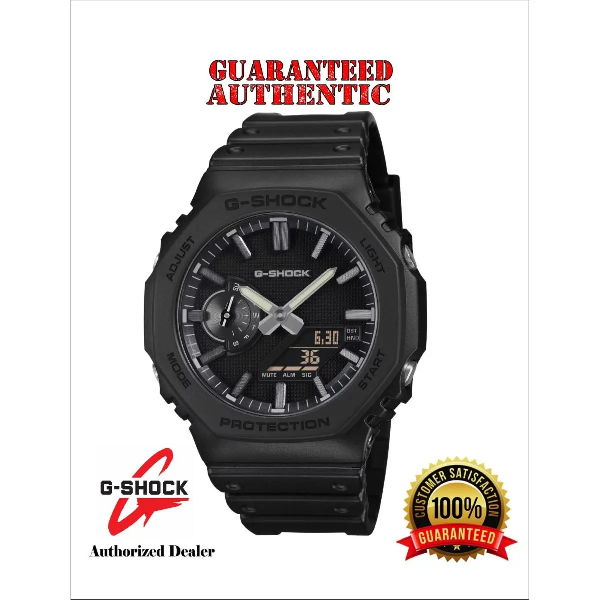 Casio G-shock GA2100LXB-1A Luxe Black Analog Digital Watch