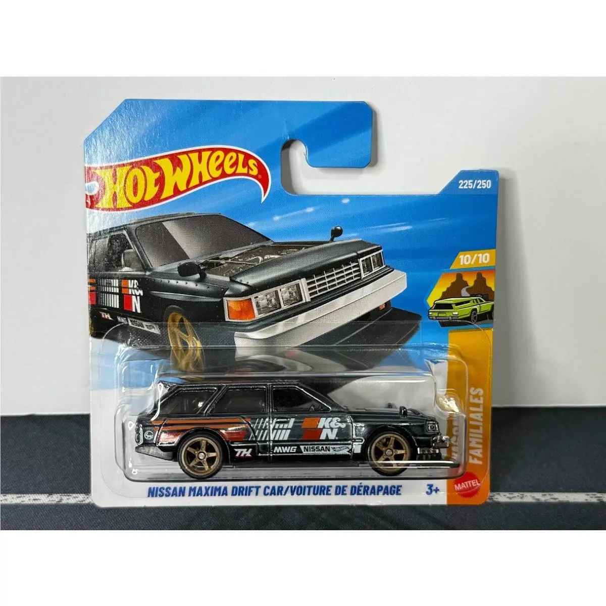 2026 Hot Wheels Super Treasure Hunt Sth Nissan Maxima Drift Car Short Card Read