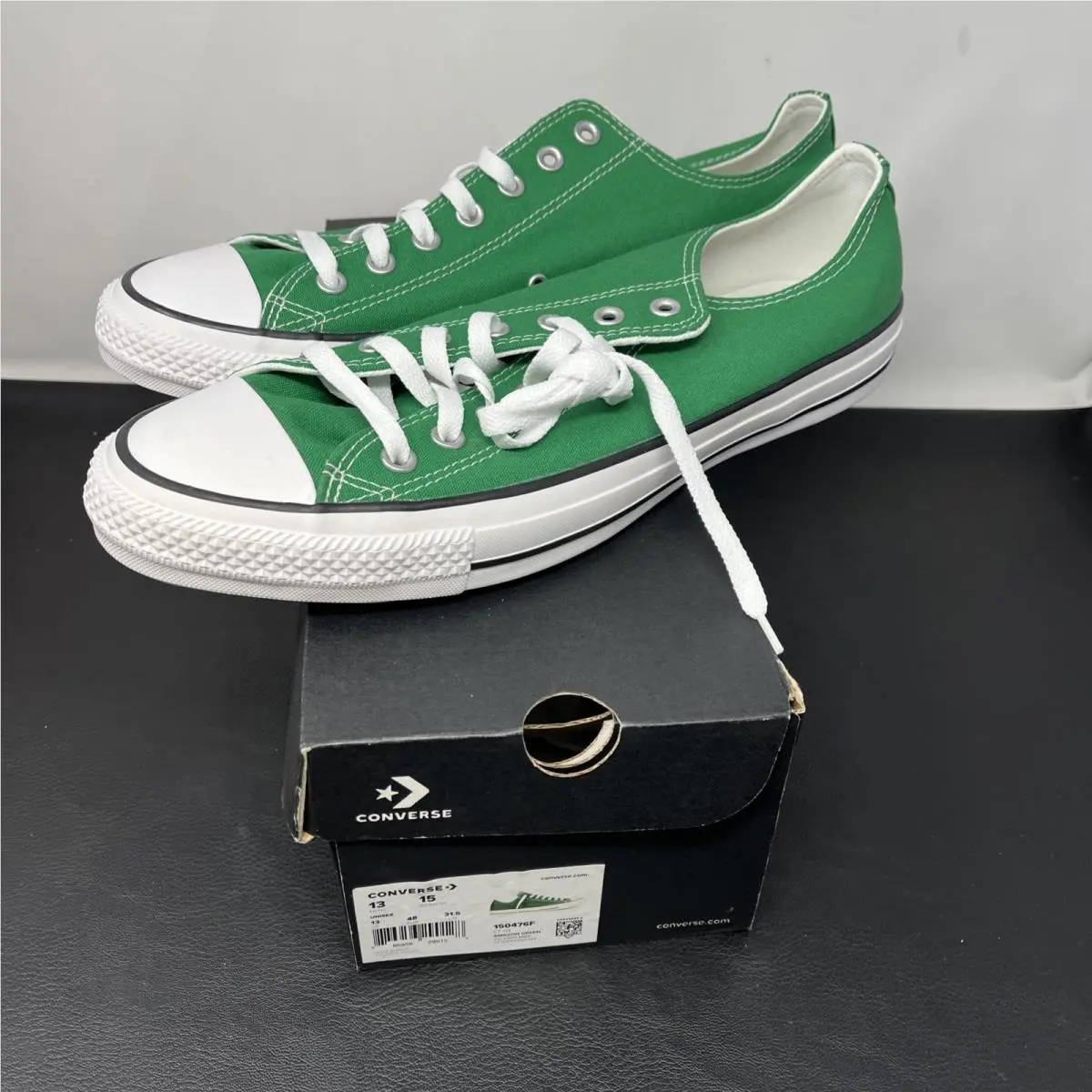 Converse Chuck Taylor All Star Mens 13 Green Sneakers Womens 15