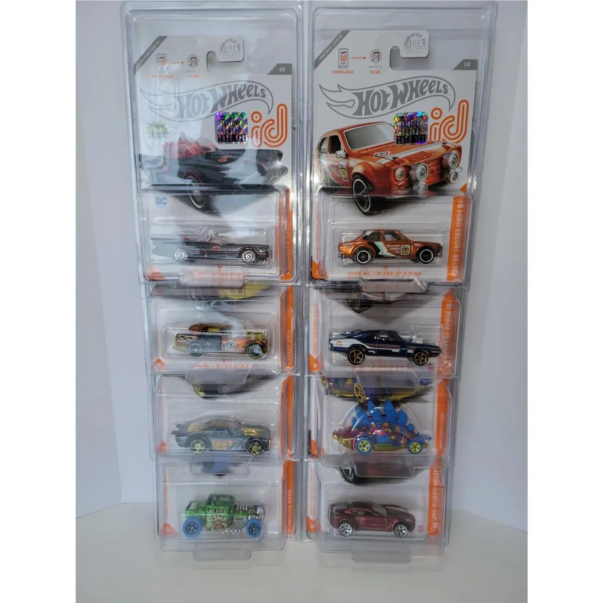 Hot Wheels 2020 ID Chase Cars Full Set of 8 Vhtf W/ Protectors