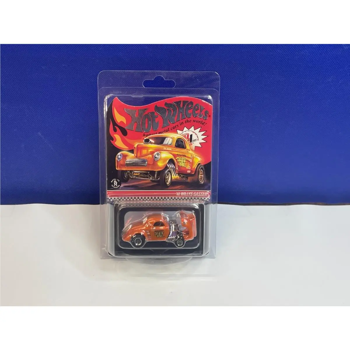 Hot Wheels 1/64 Scale Rlc Orange 1941 Willys Gasser 6465 W/ Protecto
