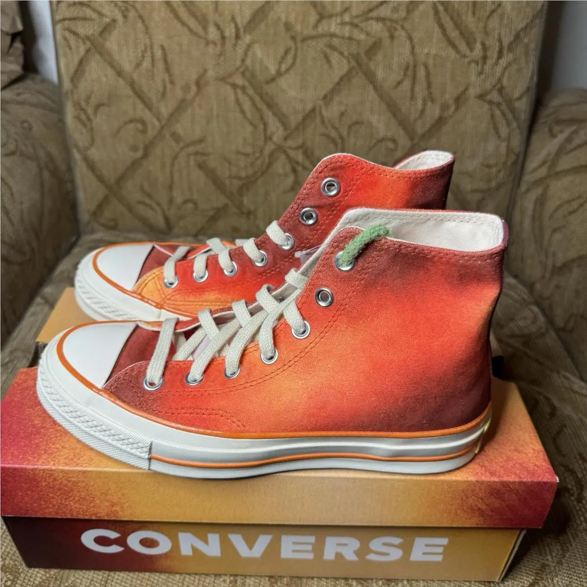 Concepts x Converse Chuck 70 High Southern Flame - Orange Red Men’s 5 Women’s 7