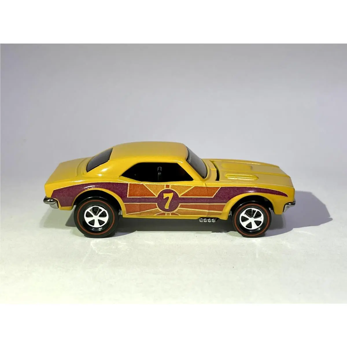 Hot Wheels “custom Camaro” Heavy Chevy Custom Made Redline Gloss Yellow