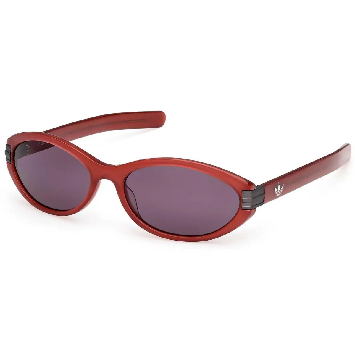 Unisex Sunglasses Shiny Bordeaux Acetate Oval Full Rim Frame OR0129 5969A by Adidas
