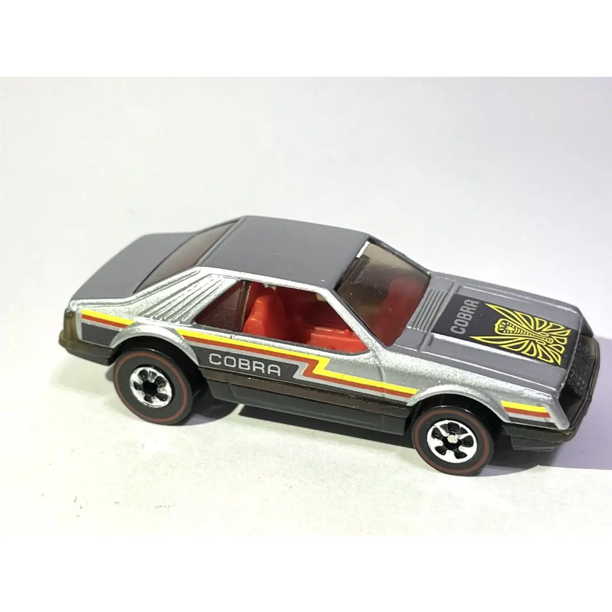 Custom Made Redline Vintage 1979 Hot Wheels Turbo Mustang Cobra Silver