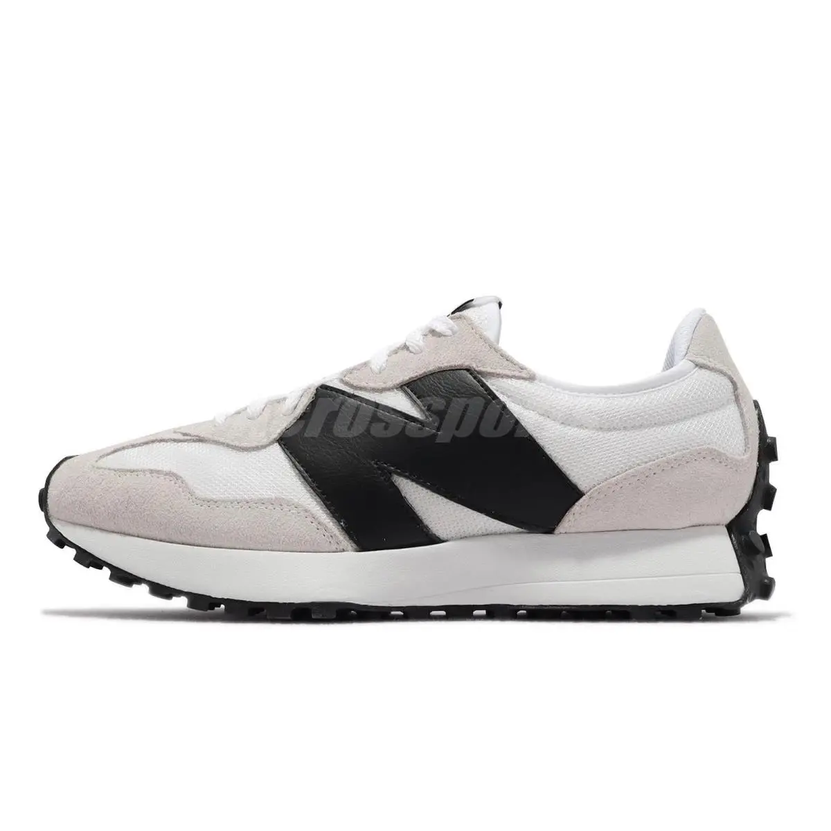 New Balance 327 White Black Womens Size 5.5 B Casual Shoes Sneakers MS327FE