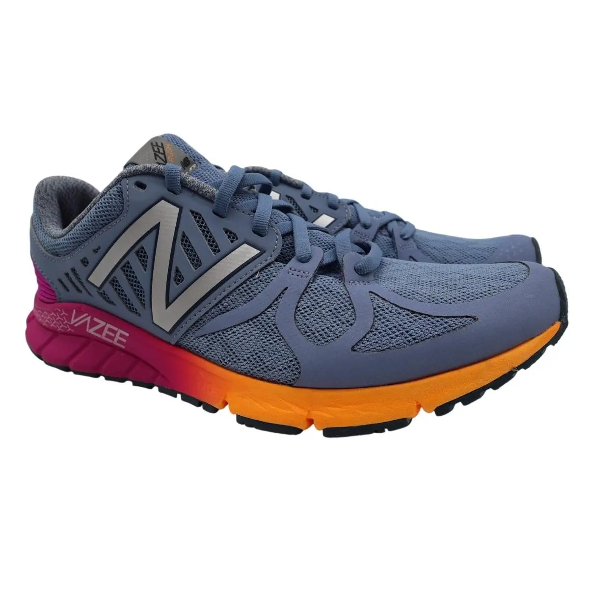 New Balance Vazee Rush Women`s 10 Athletic Running Shoes Blue Orange Mesh