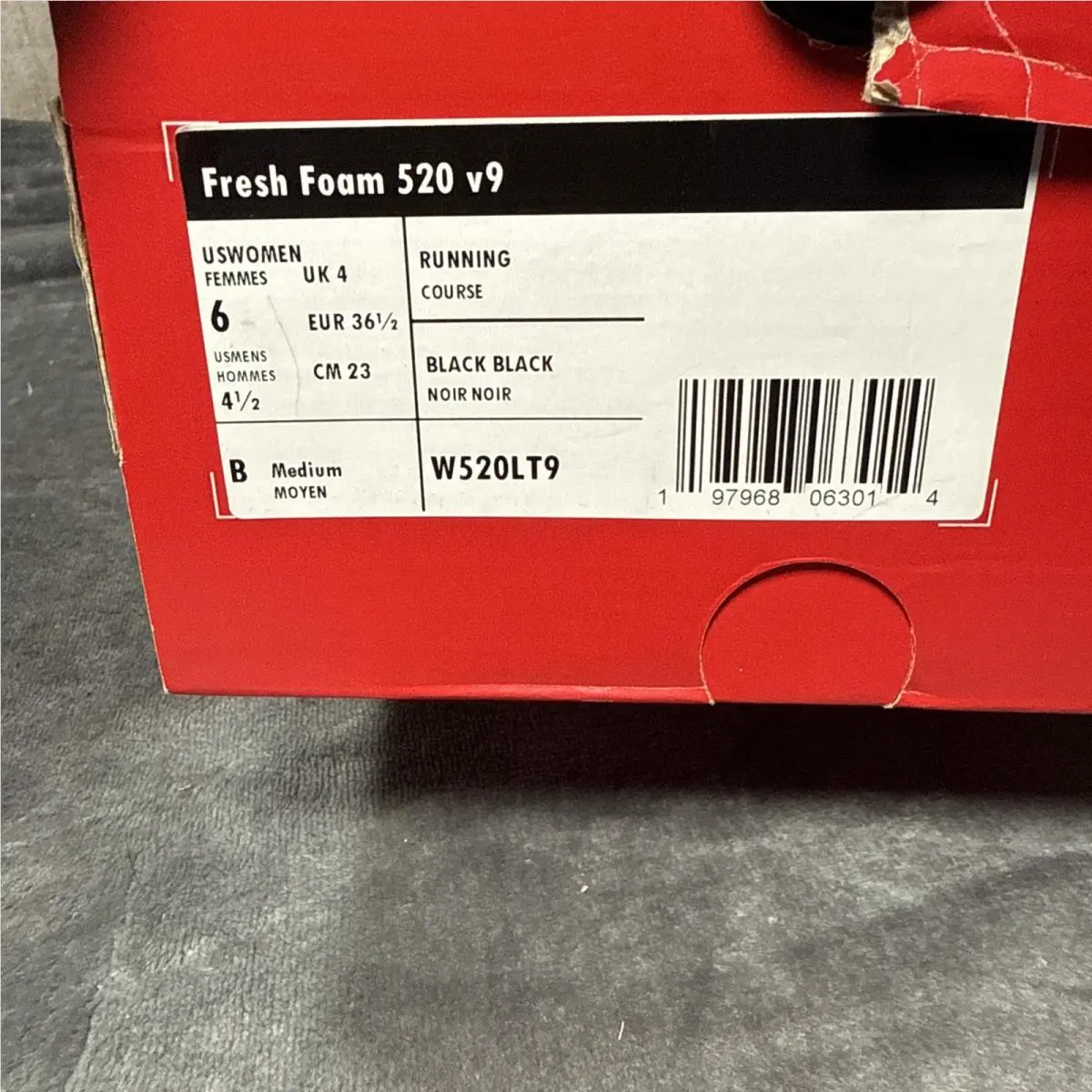 New Balance shoes - New Balance Fresh Foam - Fresh Foam - W520LT9 - Black 6