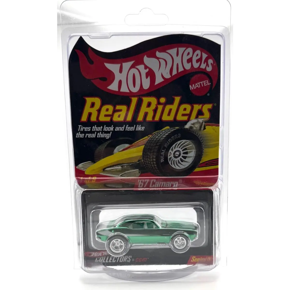 2007 Hot Wheels Rlc Real Riders `67 Camaro Green Chrome 02497/11000