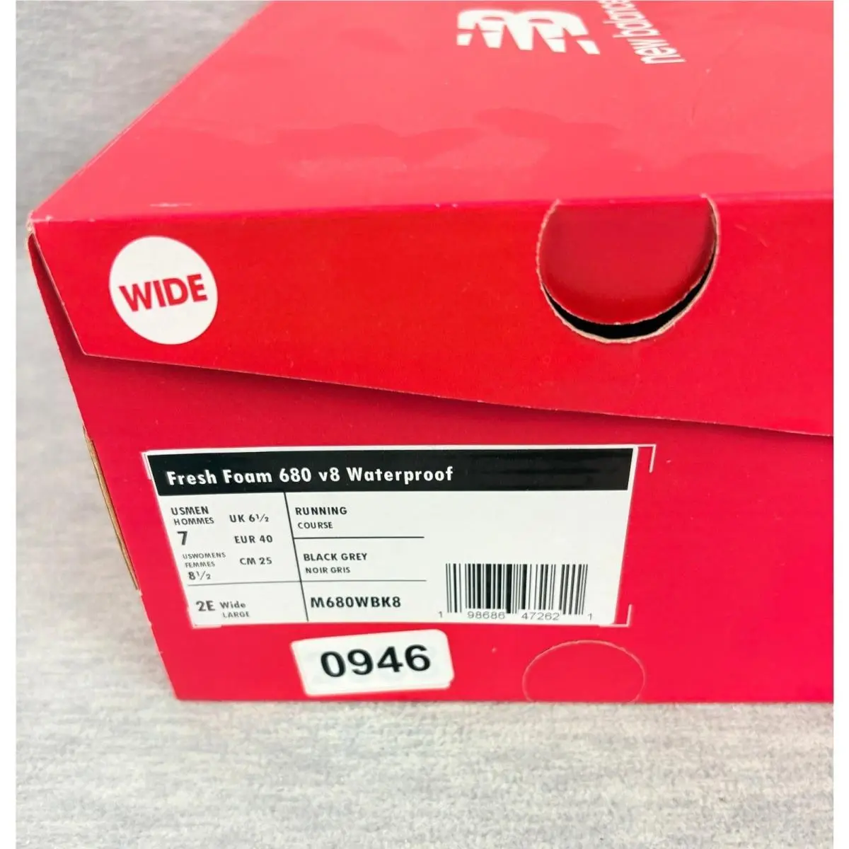 New Balance shoes - New Balance Fresh Foam 680 v8 Waterproof - Black 6