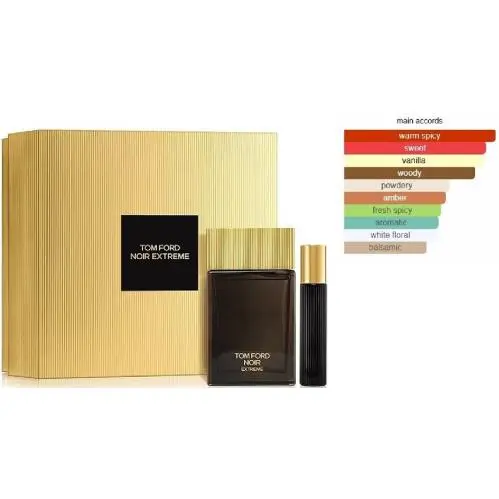 Tom Ford Noir Extreme Men 2 Pieces Set 3.4 oz 0.34 oz Eau De Parfum Spray
