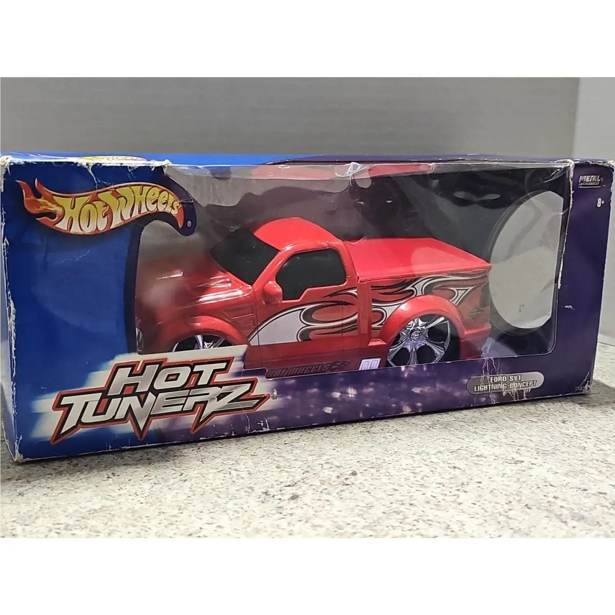 Vntg 2003 Mattell Hot Wheels Hot Tunerz Ford Svt Lightning Concept 1:20 Diecast