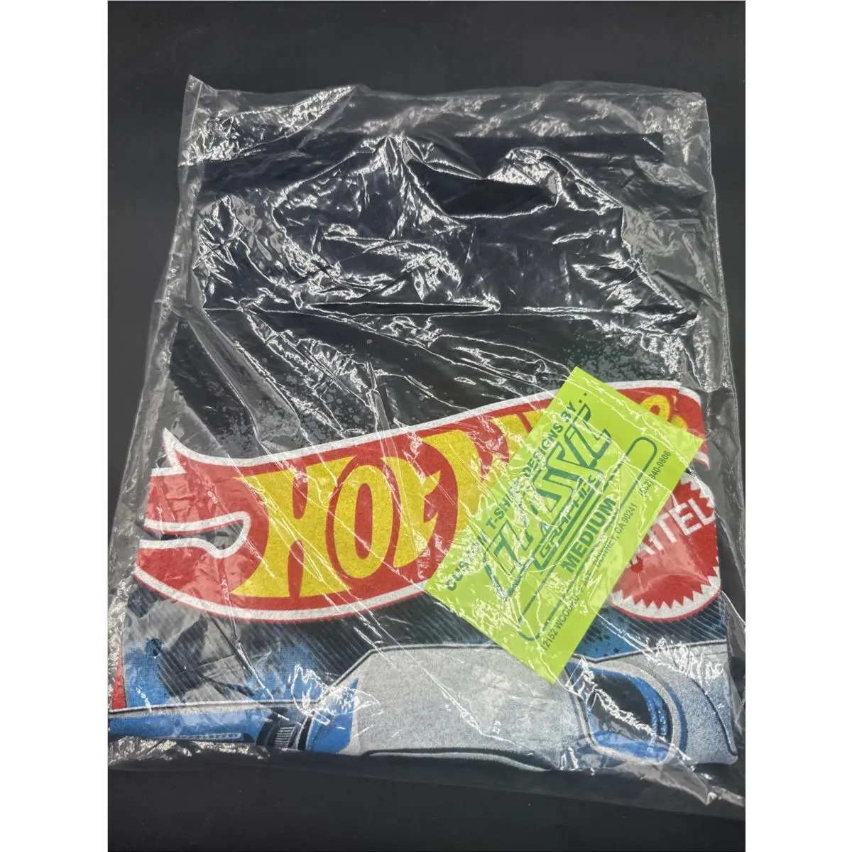 2023 Hot Wheels Black Medium Dinner Shirt Celebrate Phil Riehlman
