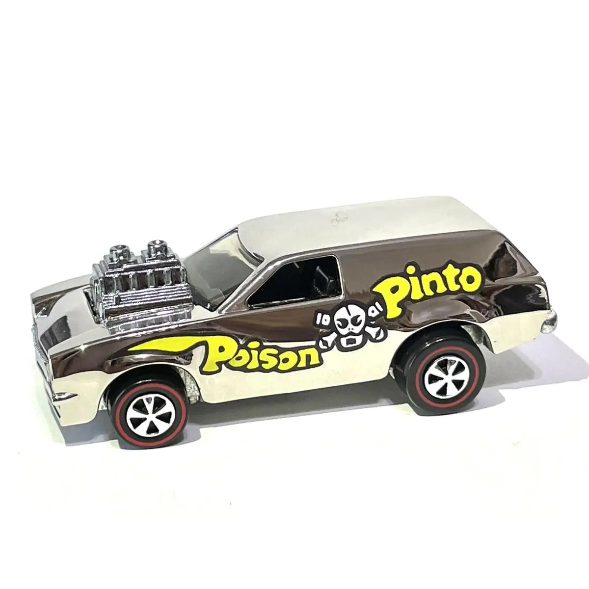 “custom Made “ Hot Wheels Redline Chrome Poison Pinto - Wow NO Paint