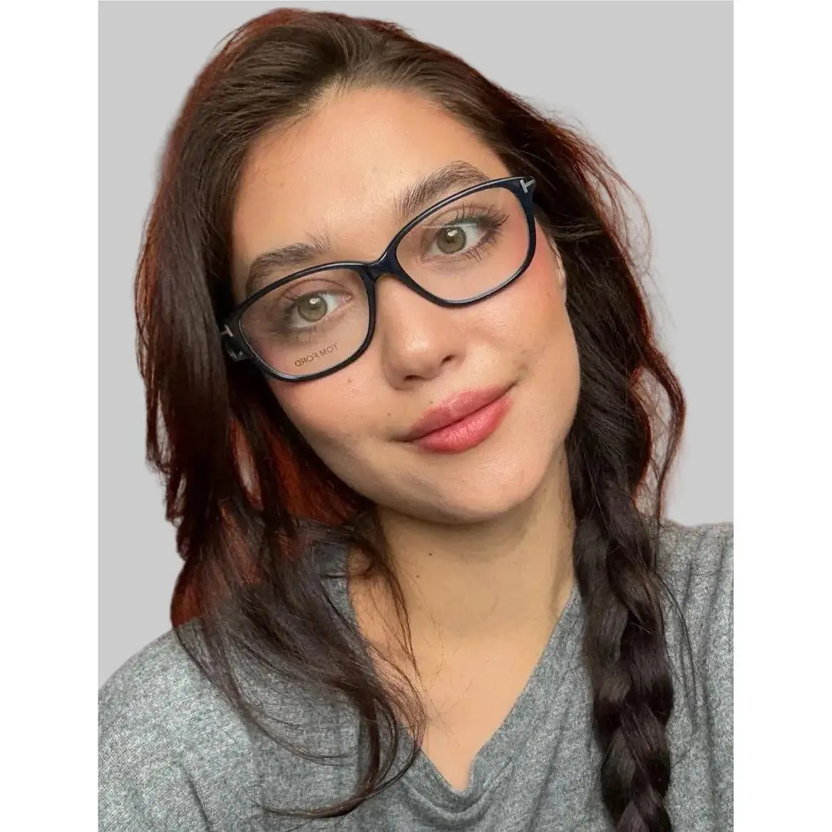 Tom Ford TF316592 54mm Dark Blue Women`s Eyeglasses Frame Italy