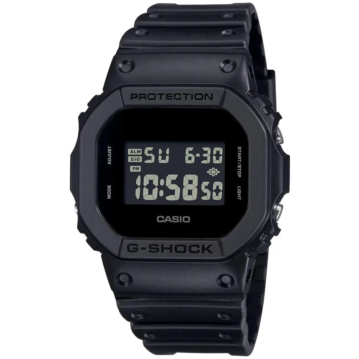 Casio Men`s G-shock Blackout Digital Resin Watch - DW-5600UBB-1ER