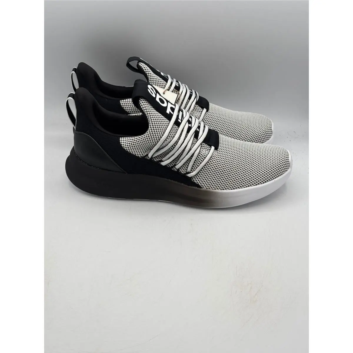Adidas Lite Racer Adapt 7.0 Shoes Mens Size 10.5 Black White Running IE6330