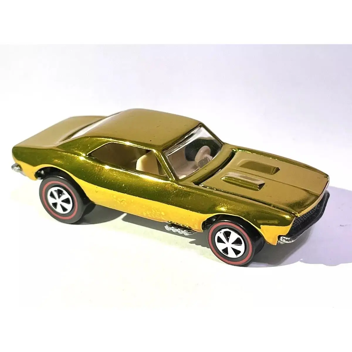 Hot Wheels Redline Custom Camaro “custom Made” Gorgeous Chrome Orange Paint